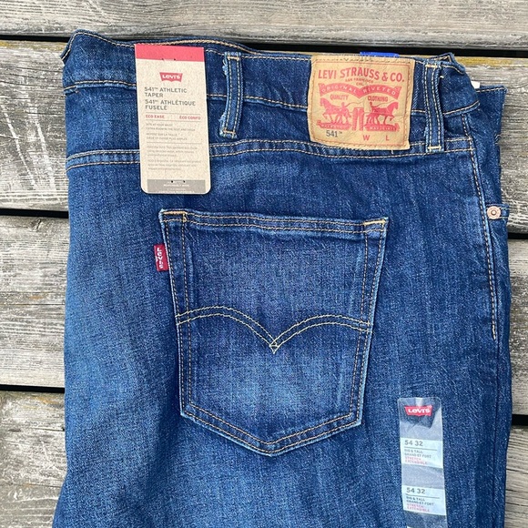 NWT 541™ ATHLETIC TAPER MEN'S JEANS (BIG & TALL) 54/32 - Picture 5 of 14